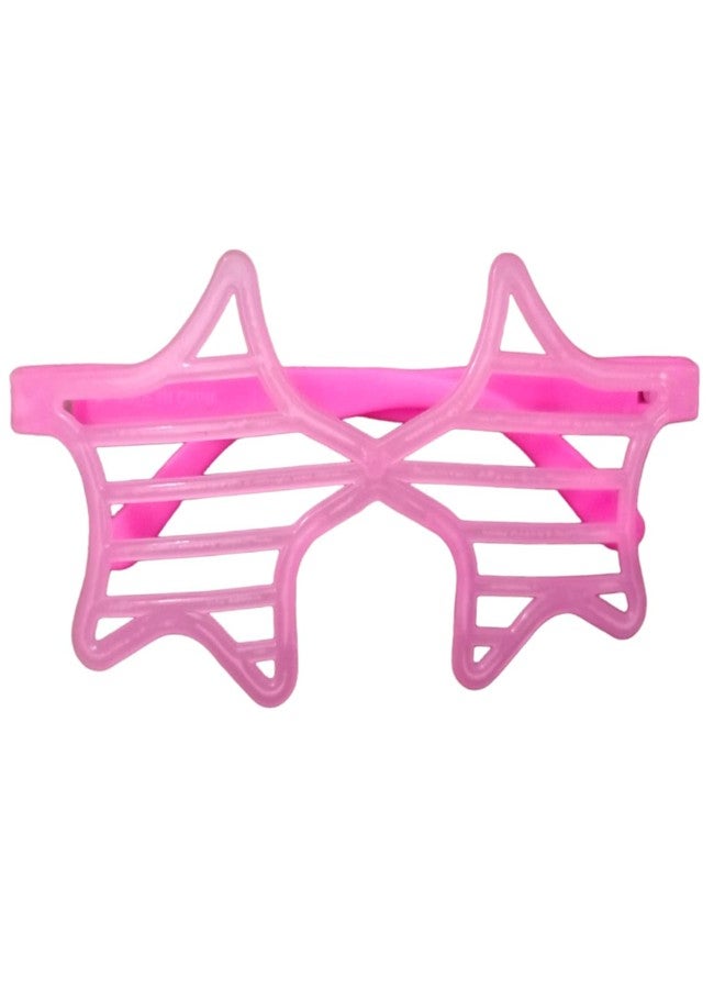 LUDALY Star Shutter Shade Neon Party Goggles For Birthday, Bachelorette, New Year Party Pack Of 12 Pc - Image 2